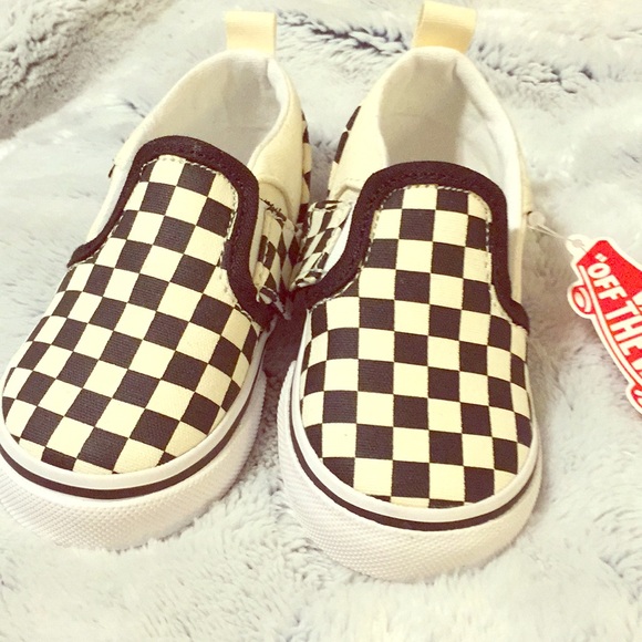 children's checkered vans